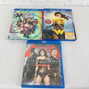 Batman v Superman: Dawn of Justice, Wonder Woman & Suicide‎ Squad Blu-ray Lot